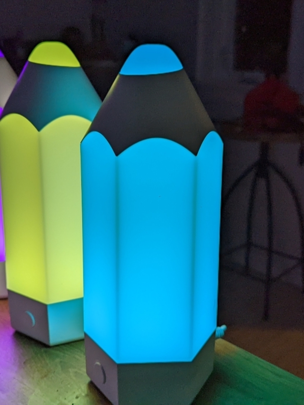 3 Multi-colour Pencil LED Accent Lamp - Ikea